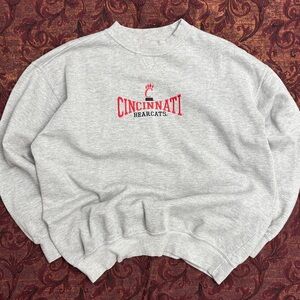 90s Cincinatti Bearcats Embroidered Crewneck